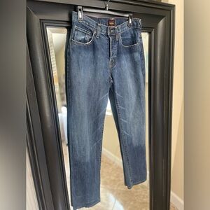 Vintage Von‎ Dutch Straight Leg Button-Fly Denim Jeans Size 30 (139)